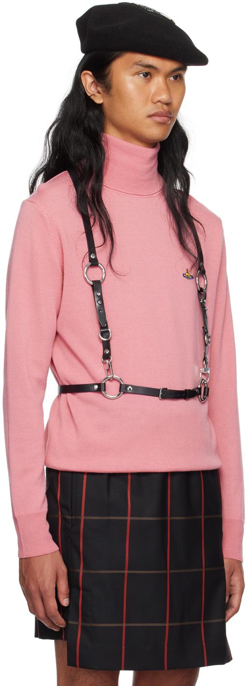 【関税込み】Vivienne Westwood ピンク スタッズ ハーネス Vivienne Westwood Black Studs Harness Suspenders in Pink for