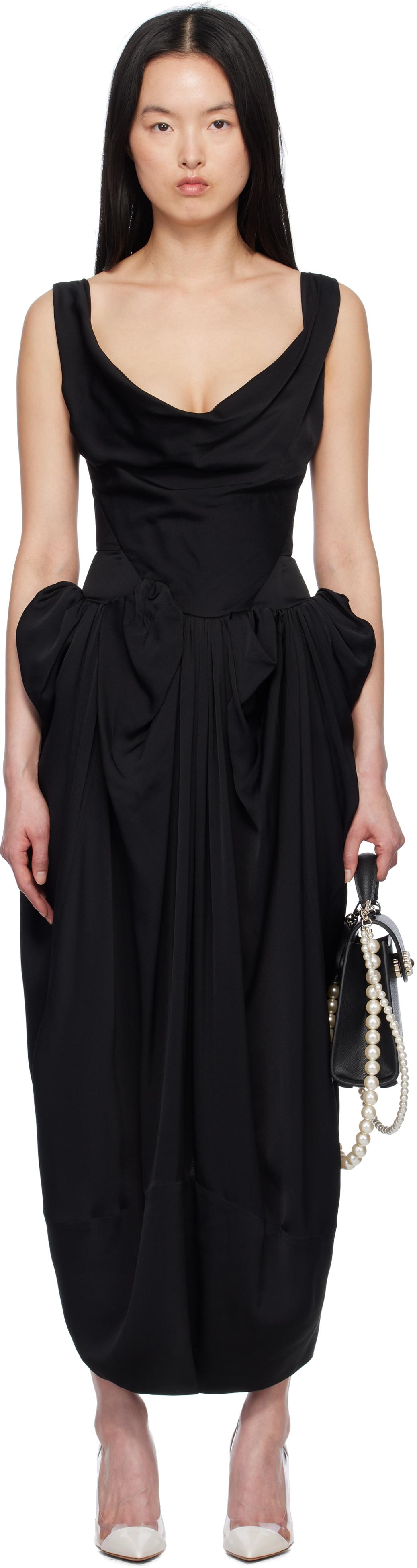 ◆VIVIENNE WESTWOOD 24SS 最新作◆サンデイ ドレス◆Black ◇VIVIENNE WESTWOOD 24SS 最新作◇サンデイ ドレス◇Black
