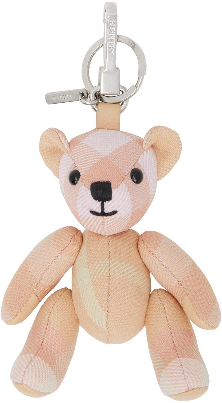 Burberry Thomas Bear Charm Keychain in Natural Lyst UK