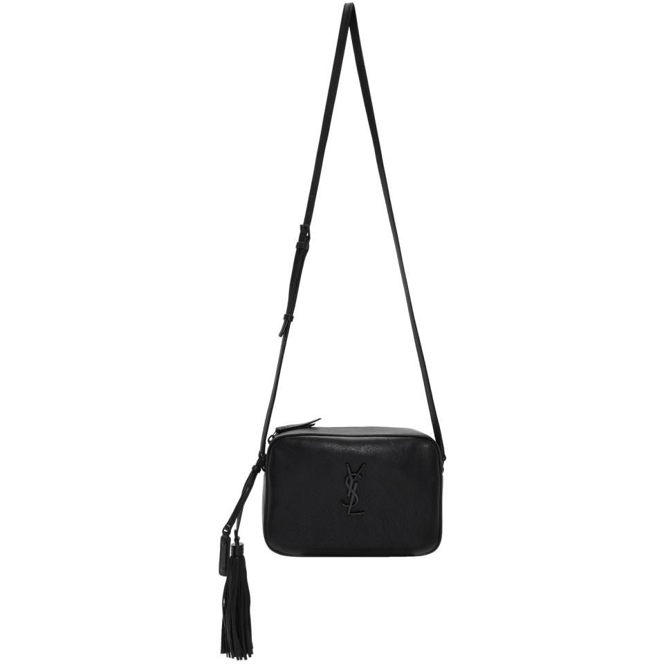 Saint Laurent - YSL - Lou Camera Bag w/ Tassel - Black Crossbody