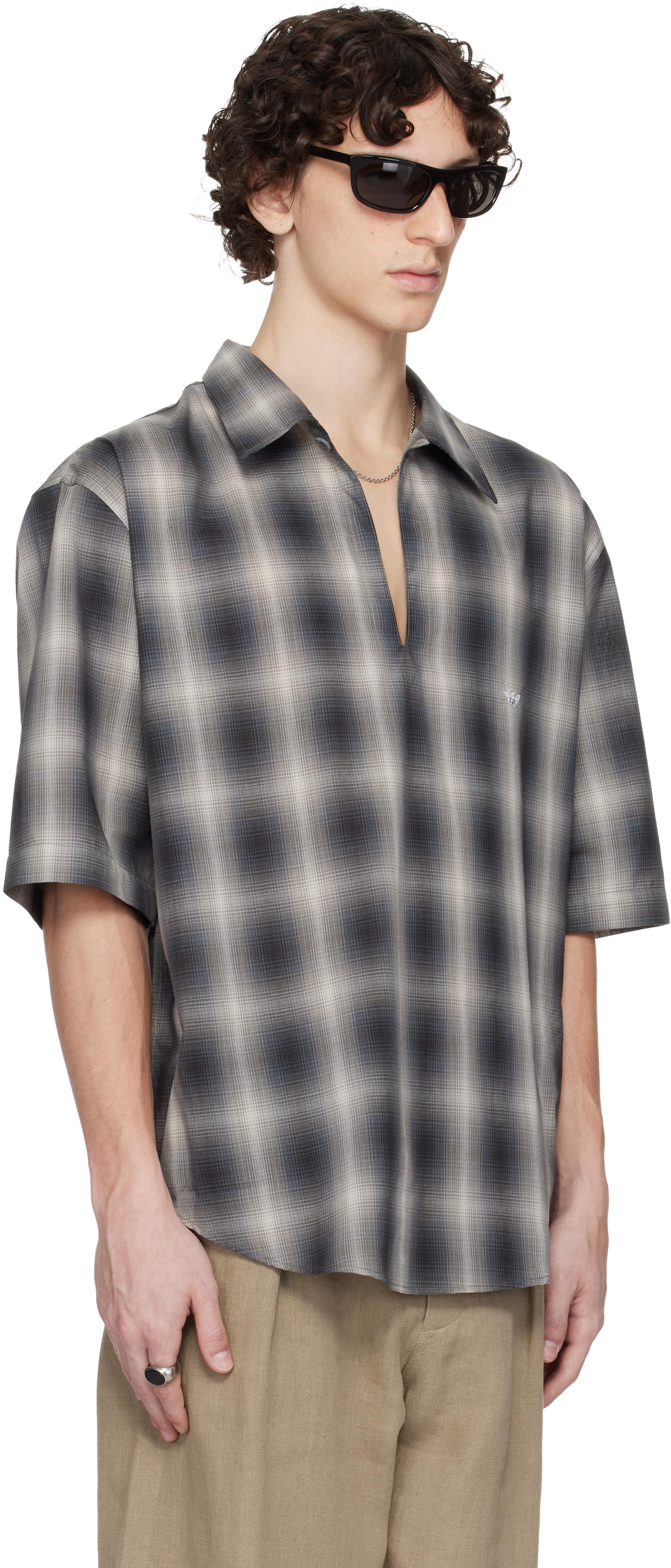 Our Legacy Work Shop Emporio Armani Pantelleria Shirt in Grey for