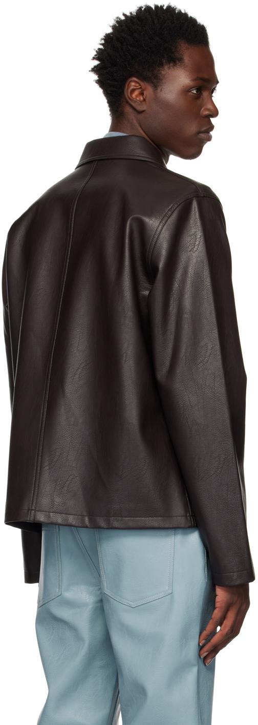 Séfr Truth Faux-Leather Jacket in Black for Men | Lyst
