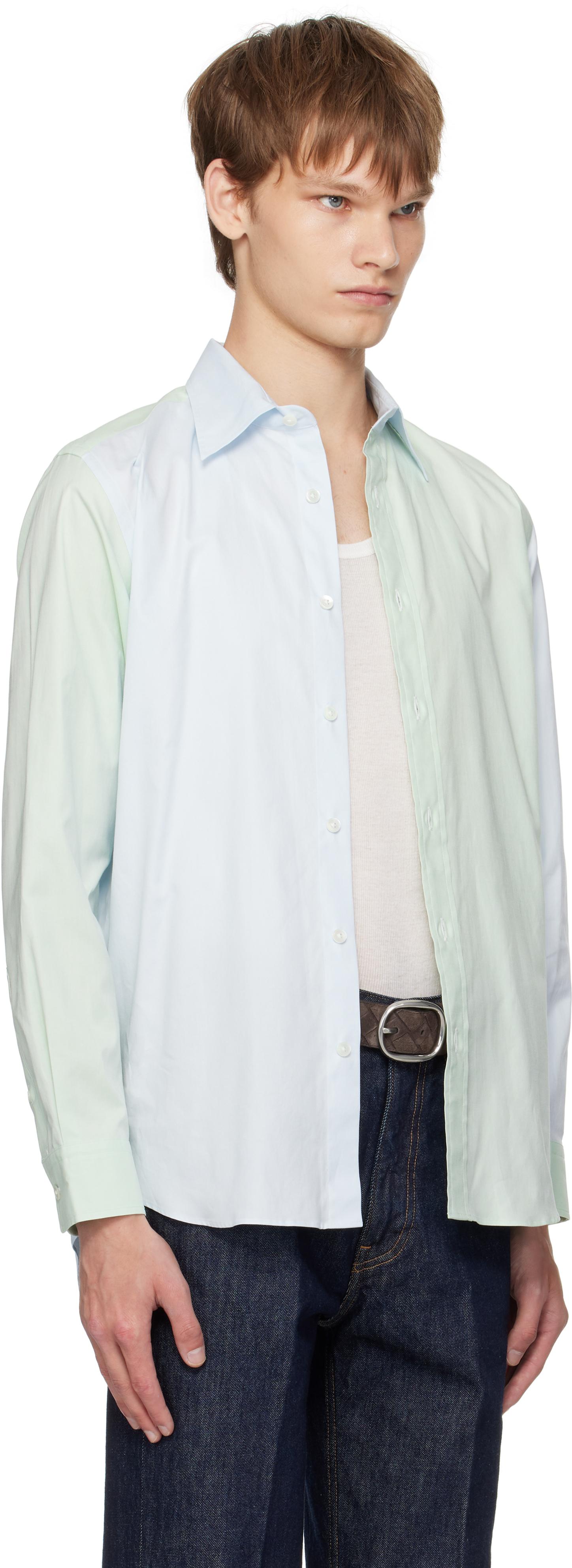 AURALEE Finx Ox Chambray Shirt in White for Men | Lyst UK