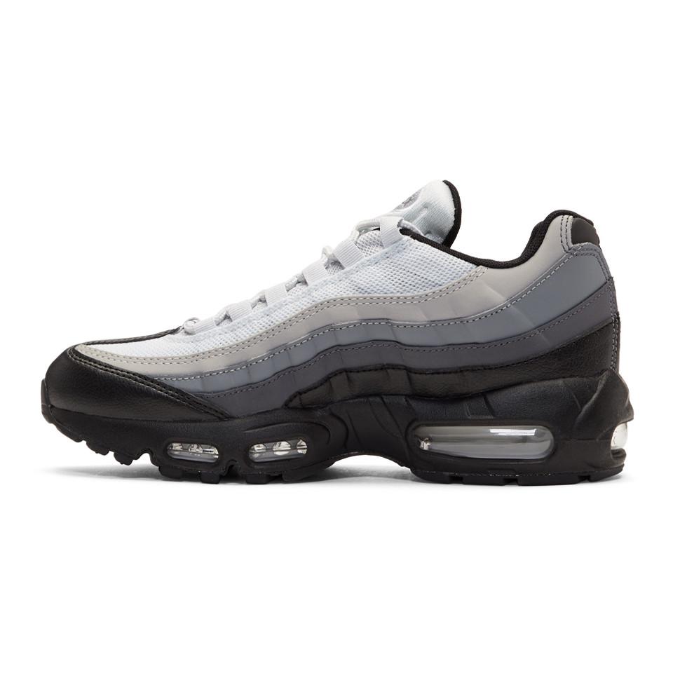 black white and grey air max 95