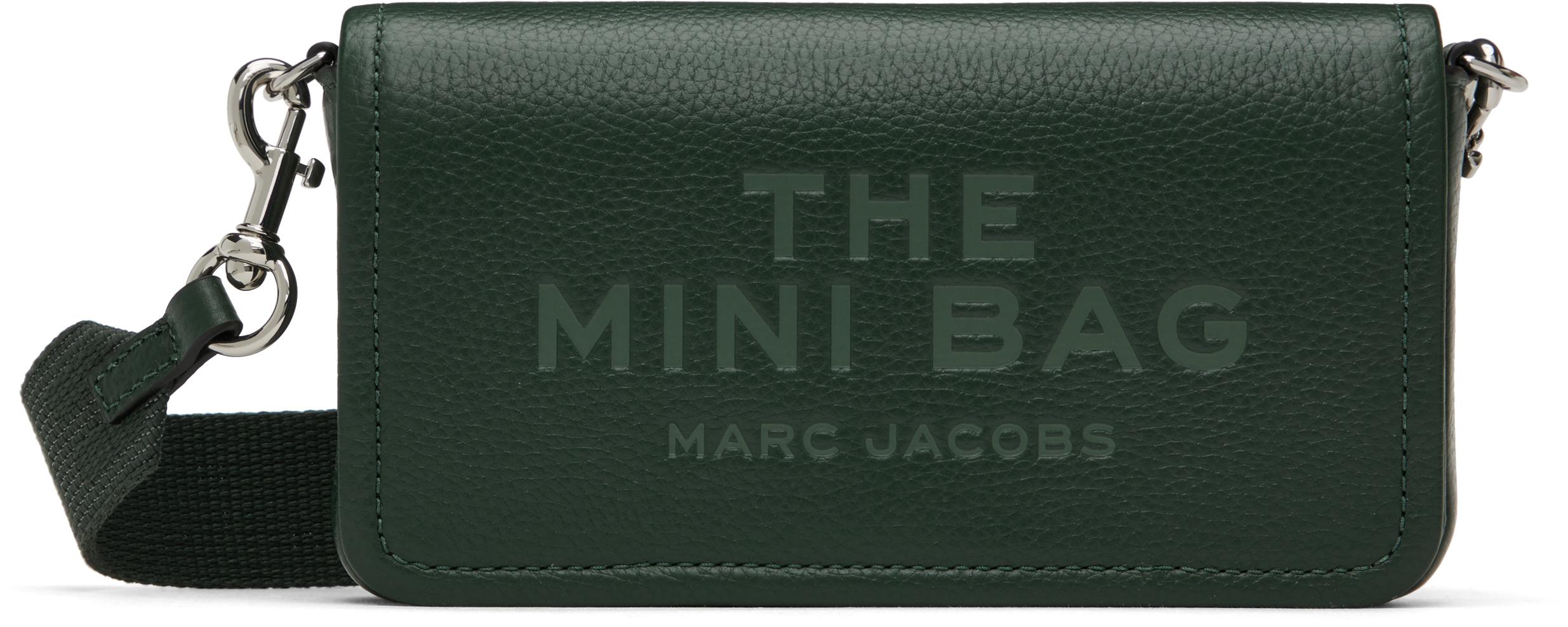 Marc Jacobs レディース グリーン カーキ The Leather Mini バッグ  