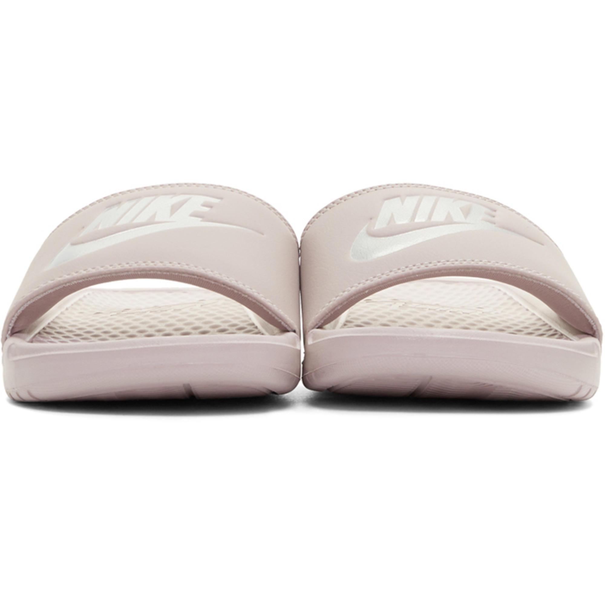 Nike Pink Benassi Slides | Lyst