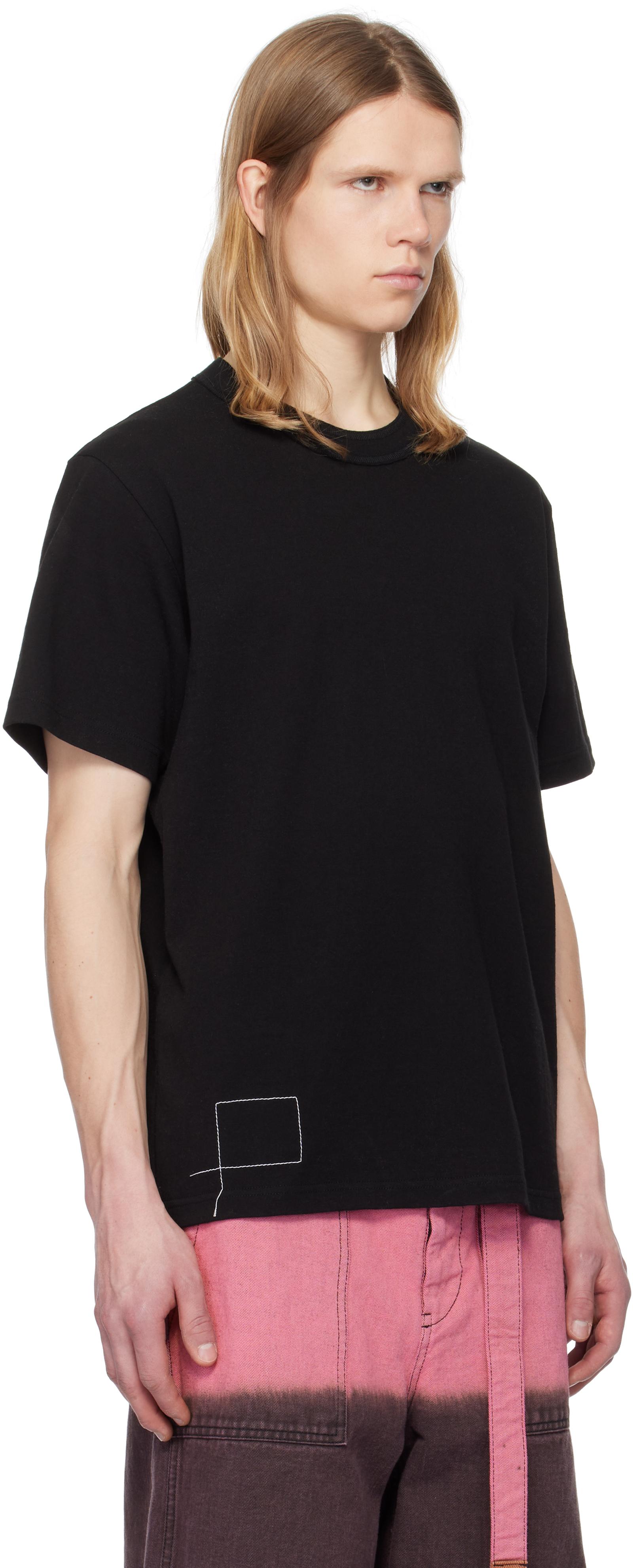 【sacai】ブラック WTAPSエディション ロゴプリント Tシャツ Sacai Wtaps Edition Print T-Shirt in Black for Men | Lyst