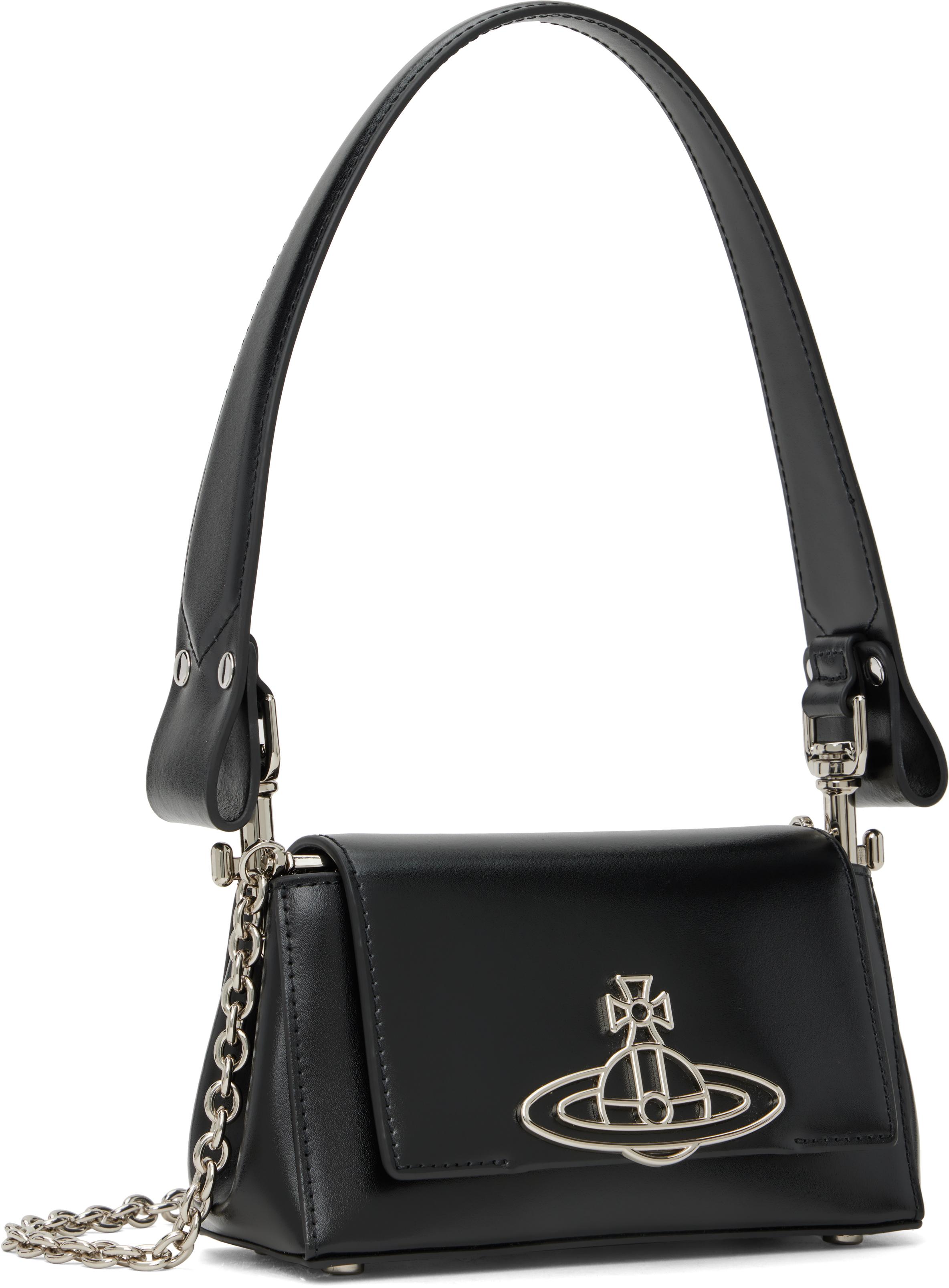 ★Vivienne Westwood★ Hazel Small Tote Bag Black 46030001WS0 Vivienne Westwood Small Hazel Tote Bag | Black | FARFETCH