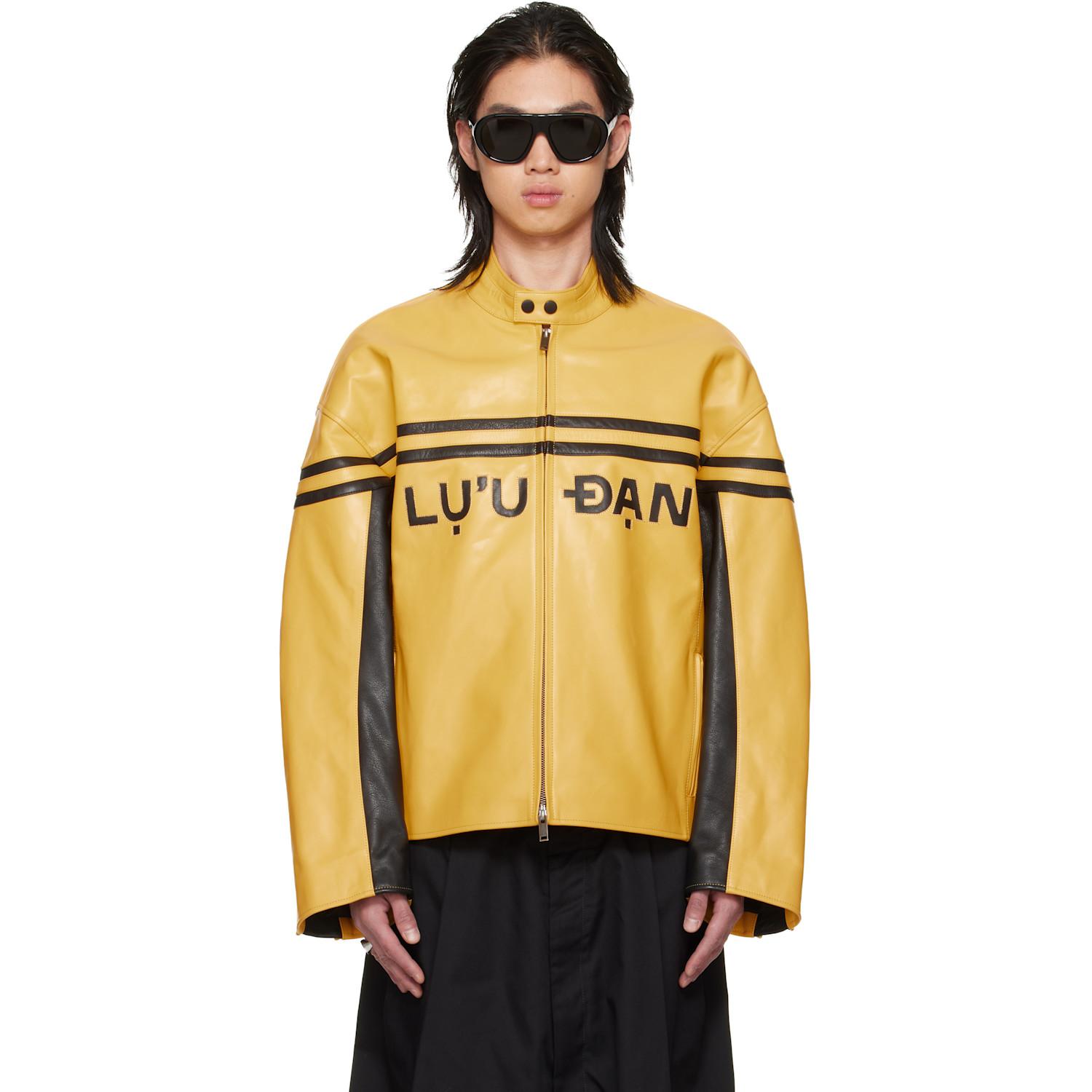 Lu'u Dan オーバーサイズ　ラムレザー　テーラードジャケット メンズ Lu'u Dan レザージャケット | オンラインセールは最大59%オフ