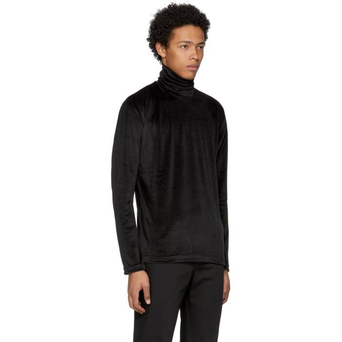 mens velour turtleneck