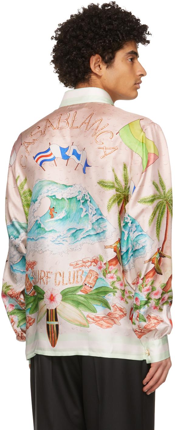 CASABLANCA Silk Surf Club Shirt for Men 