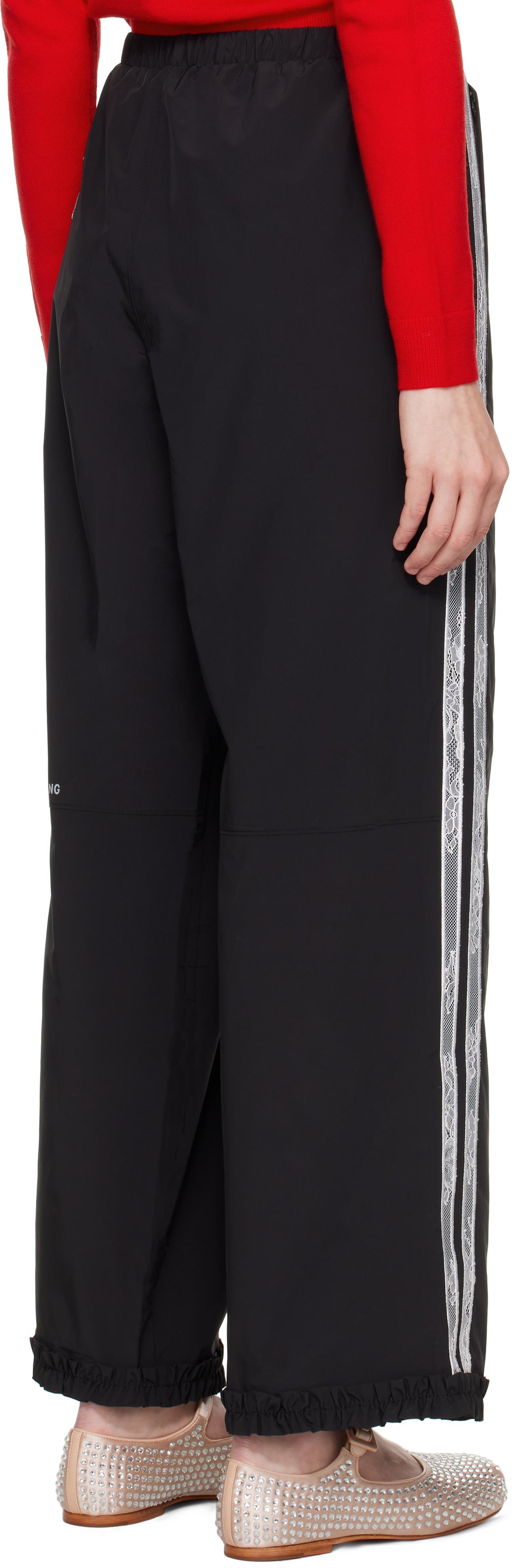 【関税込み】Sandy Liang ブラック Anja トラックパンツ ANJA PANT IN BLACK – SANDY LIANG