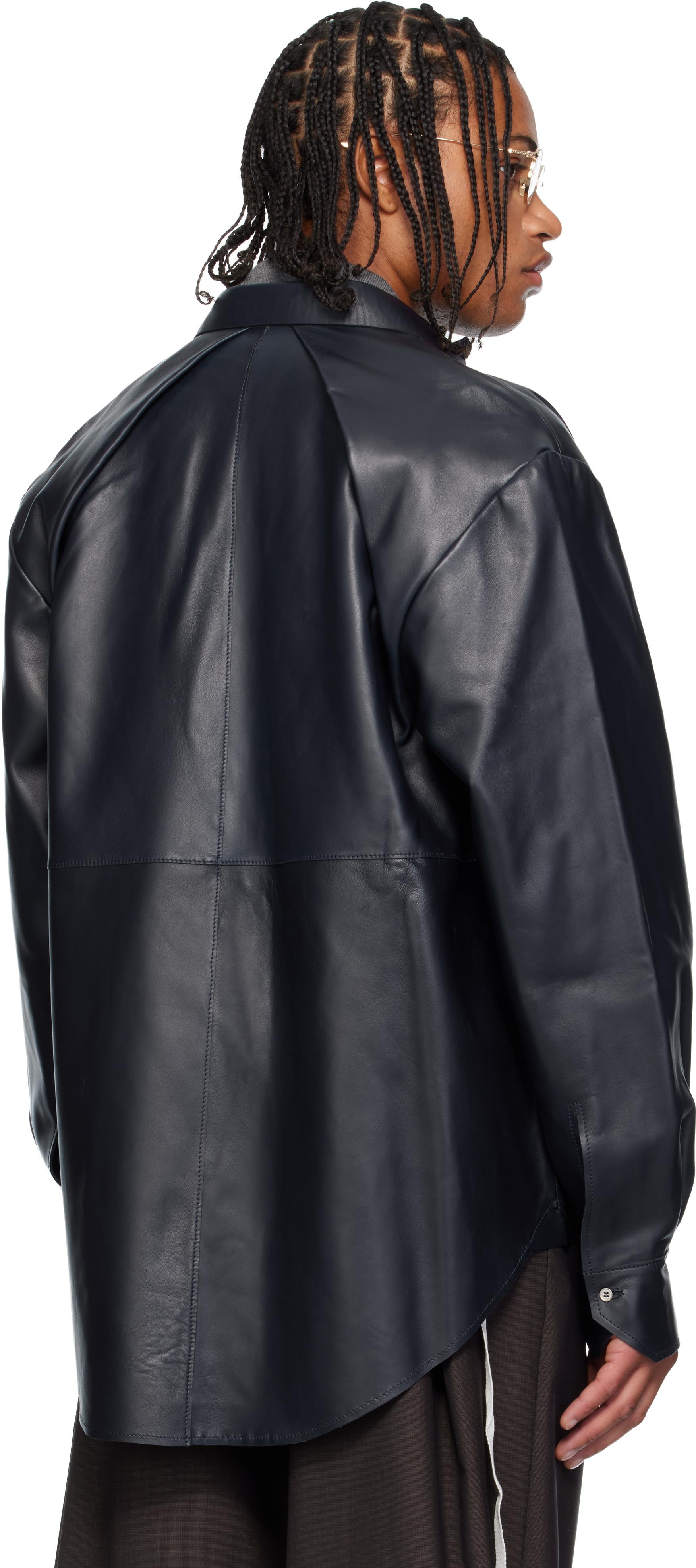 SONIA CARRASCO Zipped Leather Jacket in Black for Men | Lyst