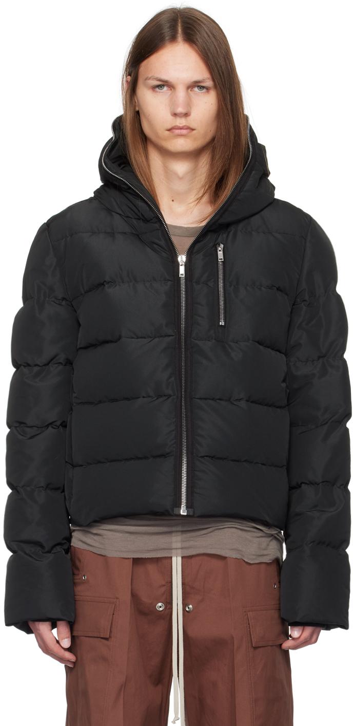 Rick Owens メンズ ブラック Porterville Sealed ダウンジャケット 