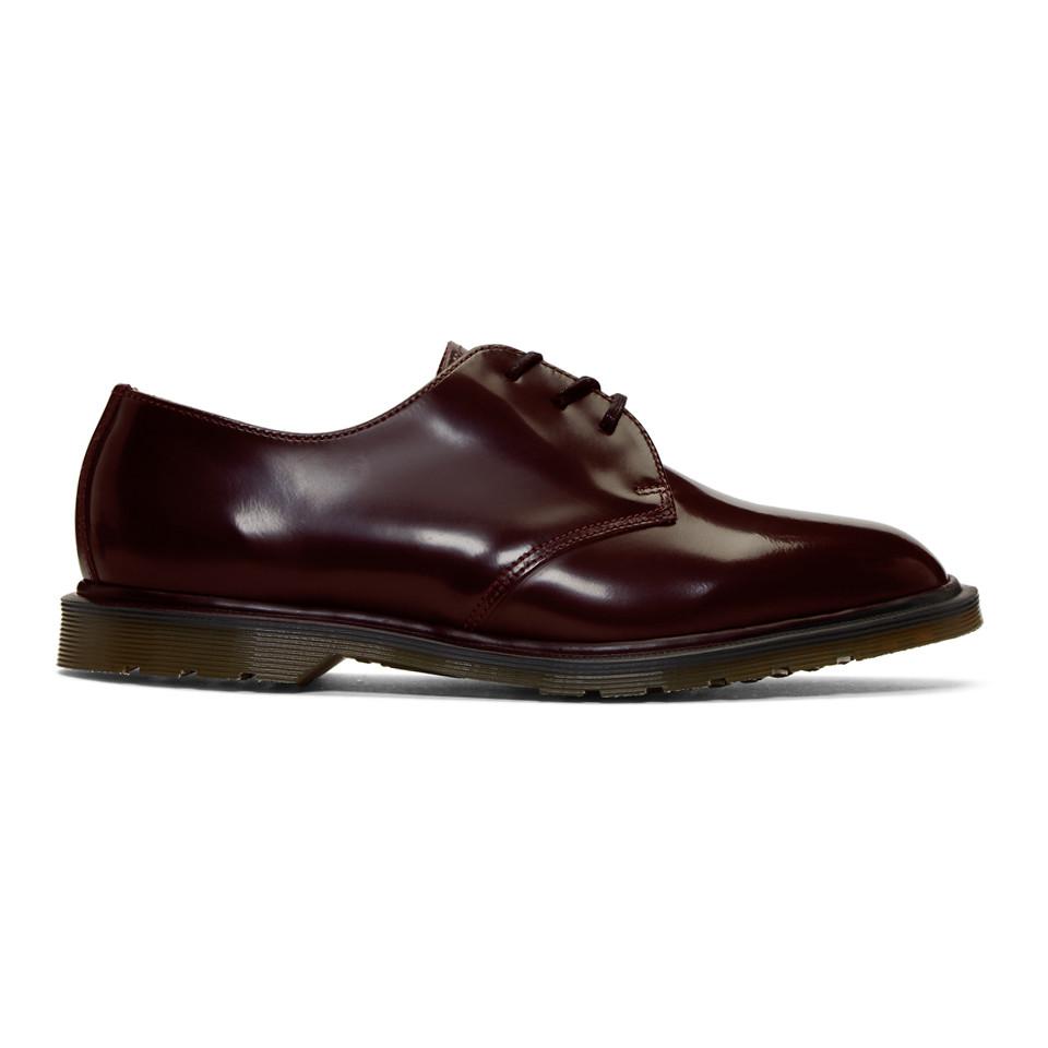 Dr. Martens Burgundy Archie Derbys in Brown for Men | Lyst