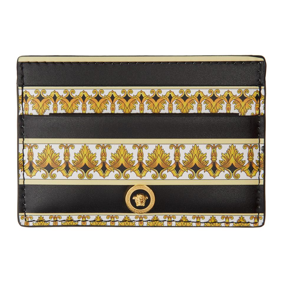 Versace Mens Wallet Card Holder IUCN Water