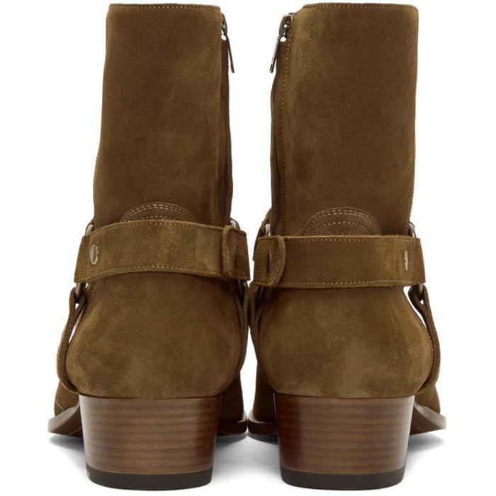 wyatt tan apron boot