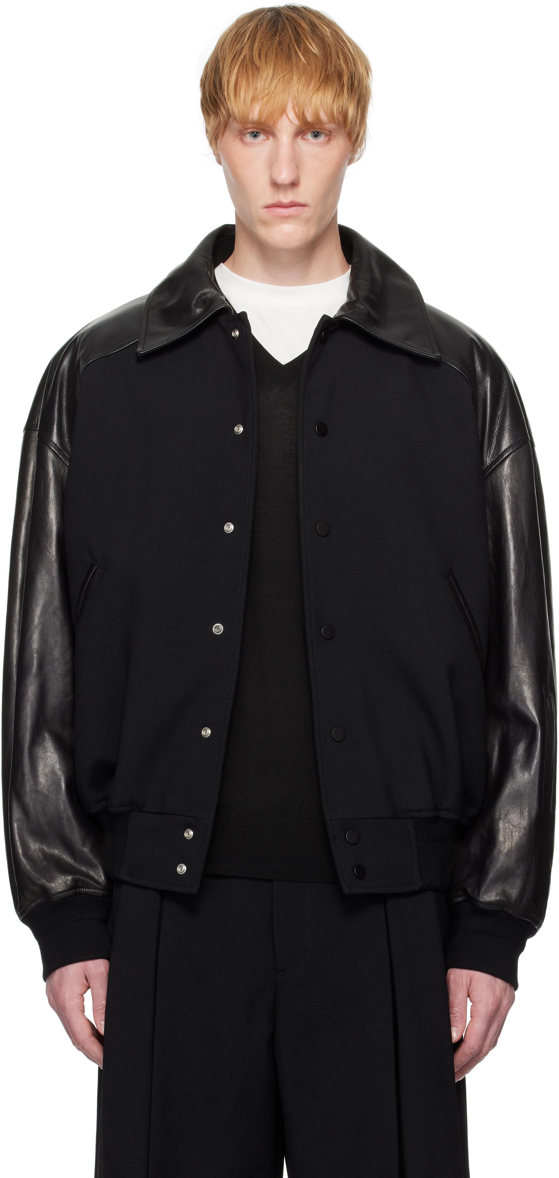 Jil Sander Black zipped shirt jacket | TheDoubleF