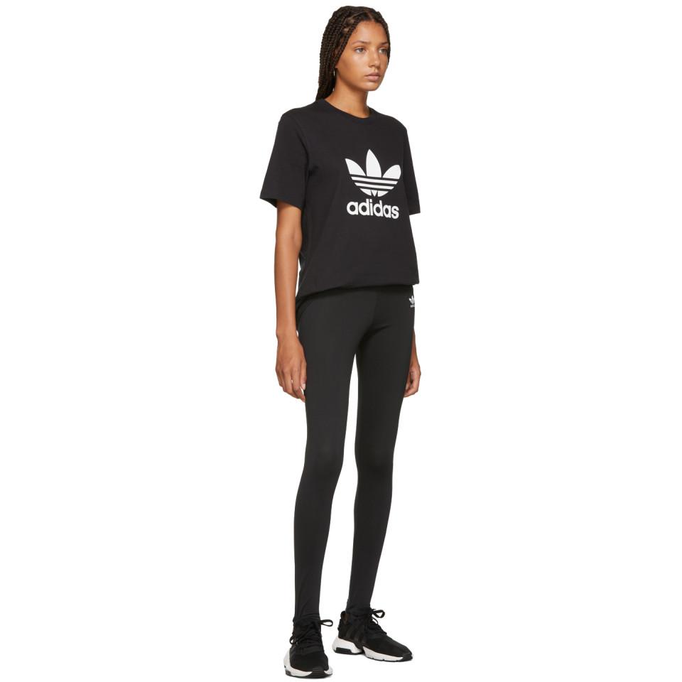 adidas Originals Black Sc Stirrup Leggings | Lyst