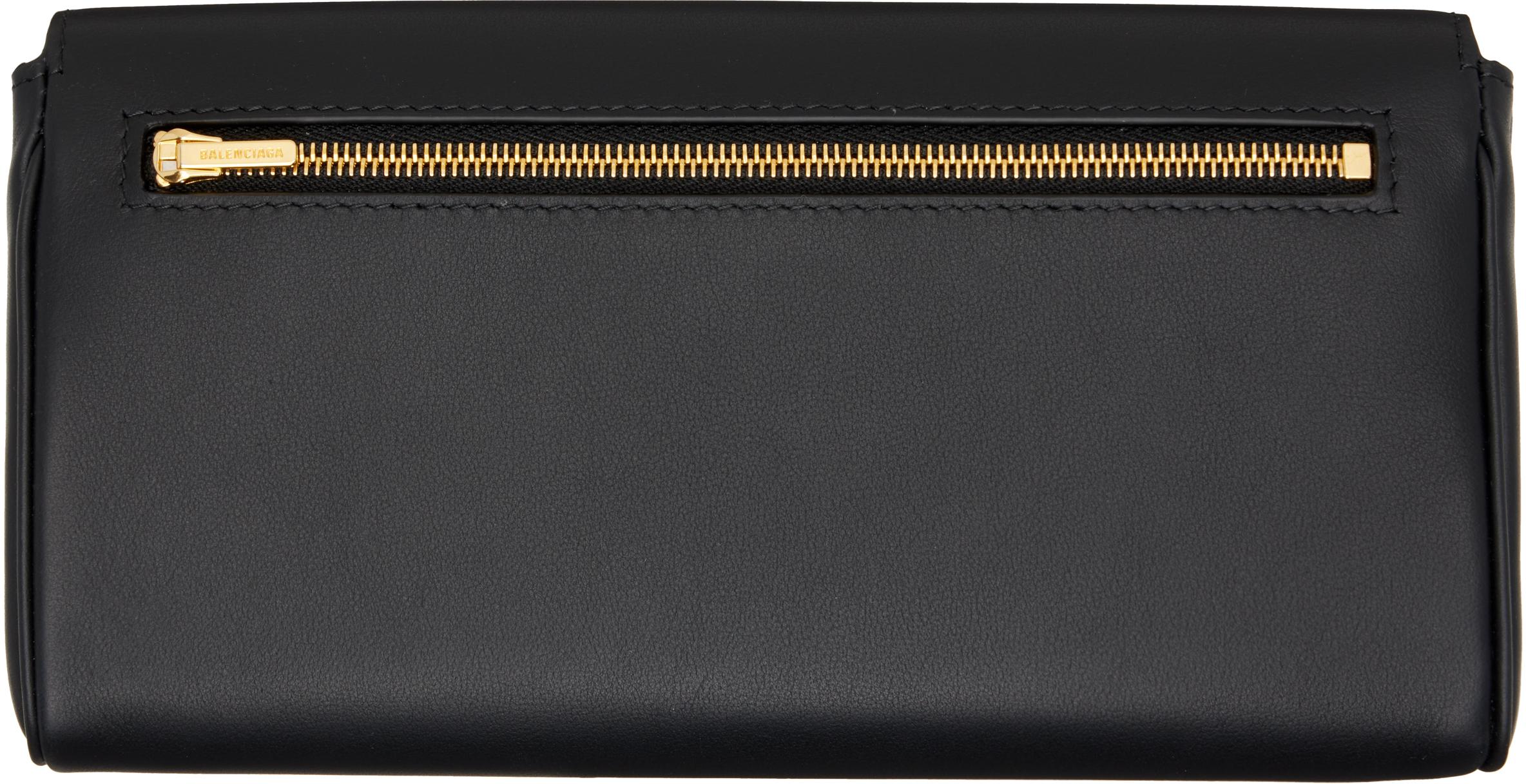 Balenciaga Rodeo Continental Wallet in Black | Lyst