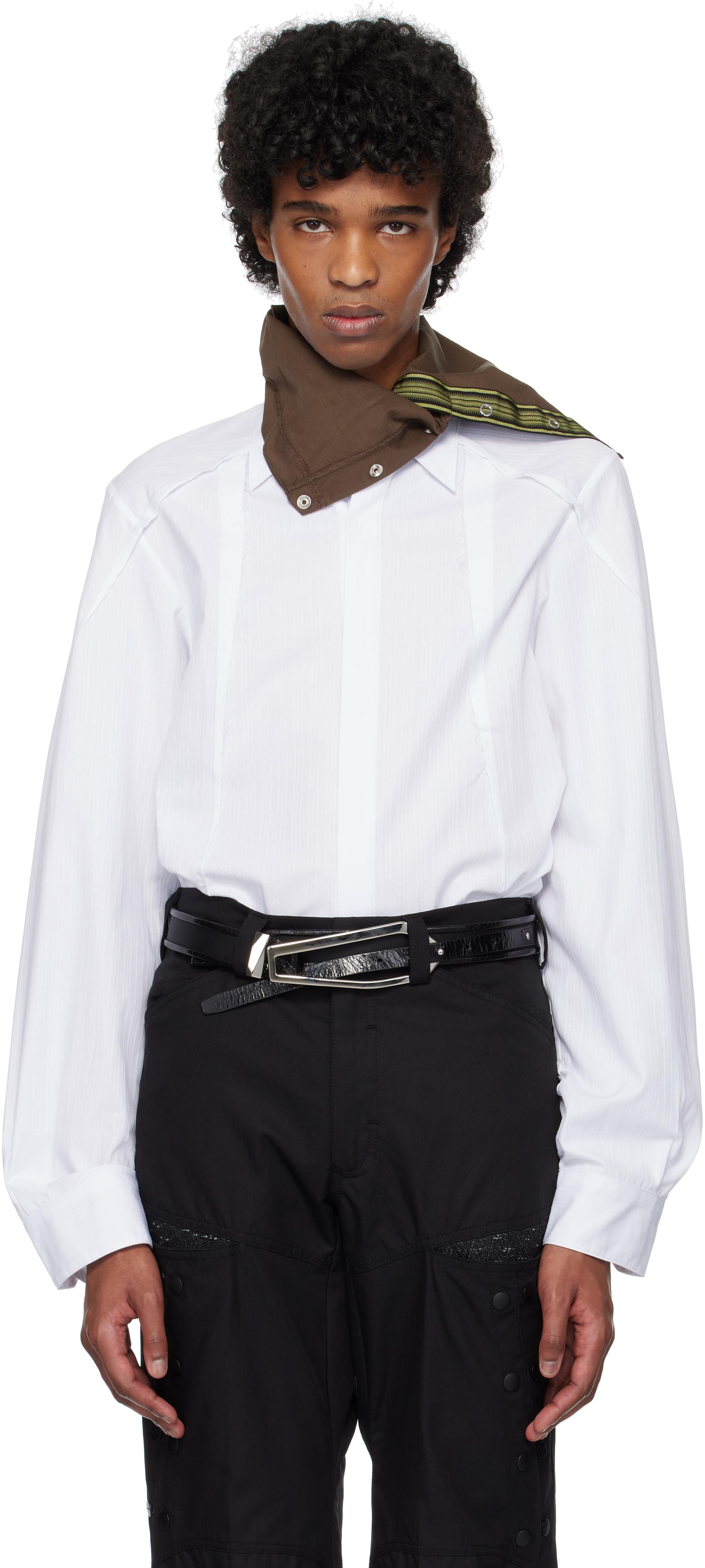 Kiko Kostadinov Zafar Shirt in White for Men | Lyst