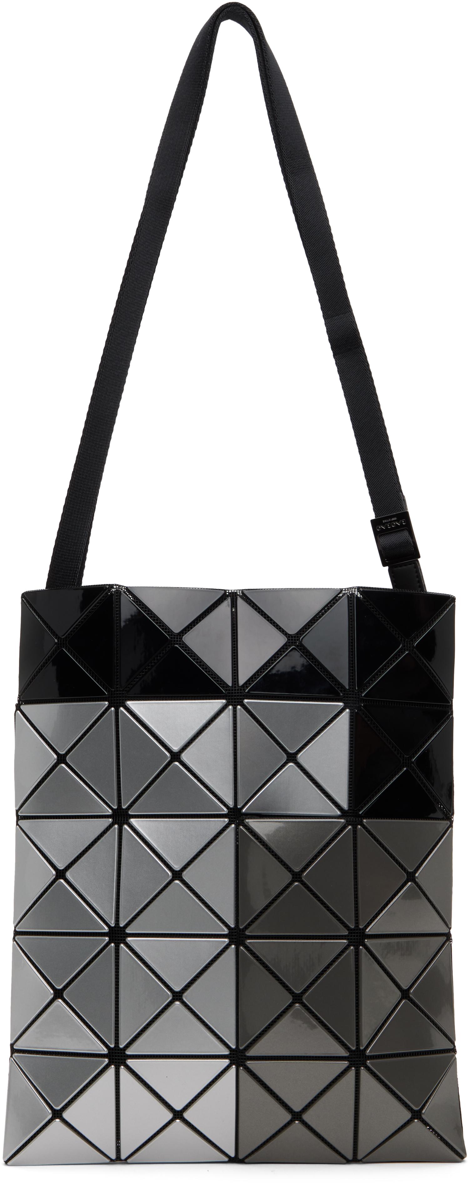 Issey Miyake Gunmetal Tres Bag in Black Lyst UK