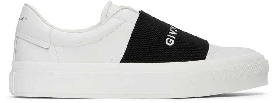 Givenchy メンズ ブラック ホワイト& スリッポンスニーカー スニーカー