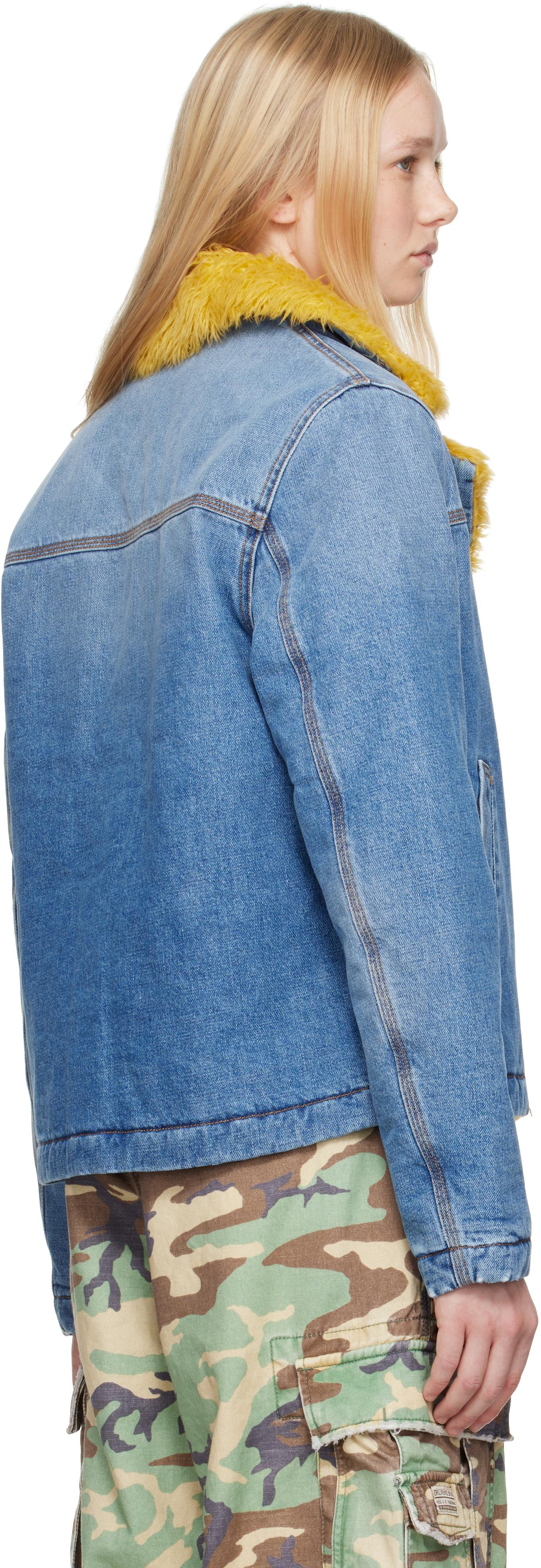 【関税込み】ERL ブルー Venice デニムジャケット ERL ブルー Venice デニムジャケット ブルー | Lyst