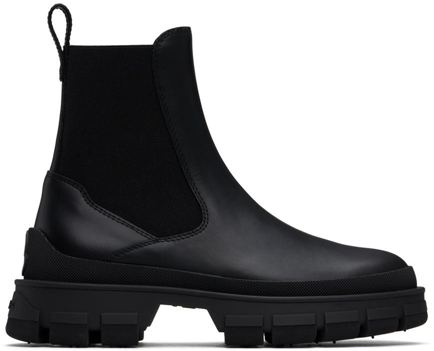 Moncler レディース ブラック Hevea チェルシーブーツ ブーツ