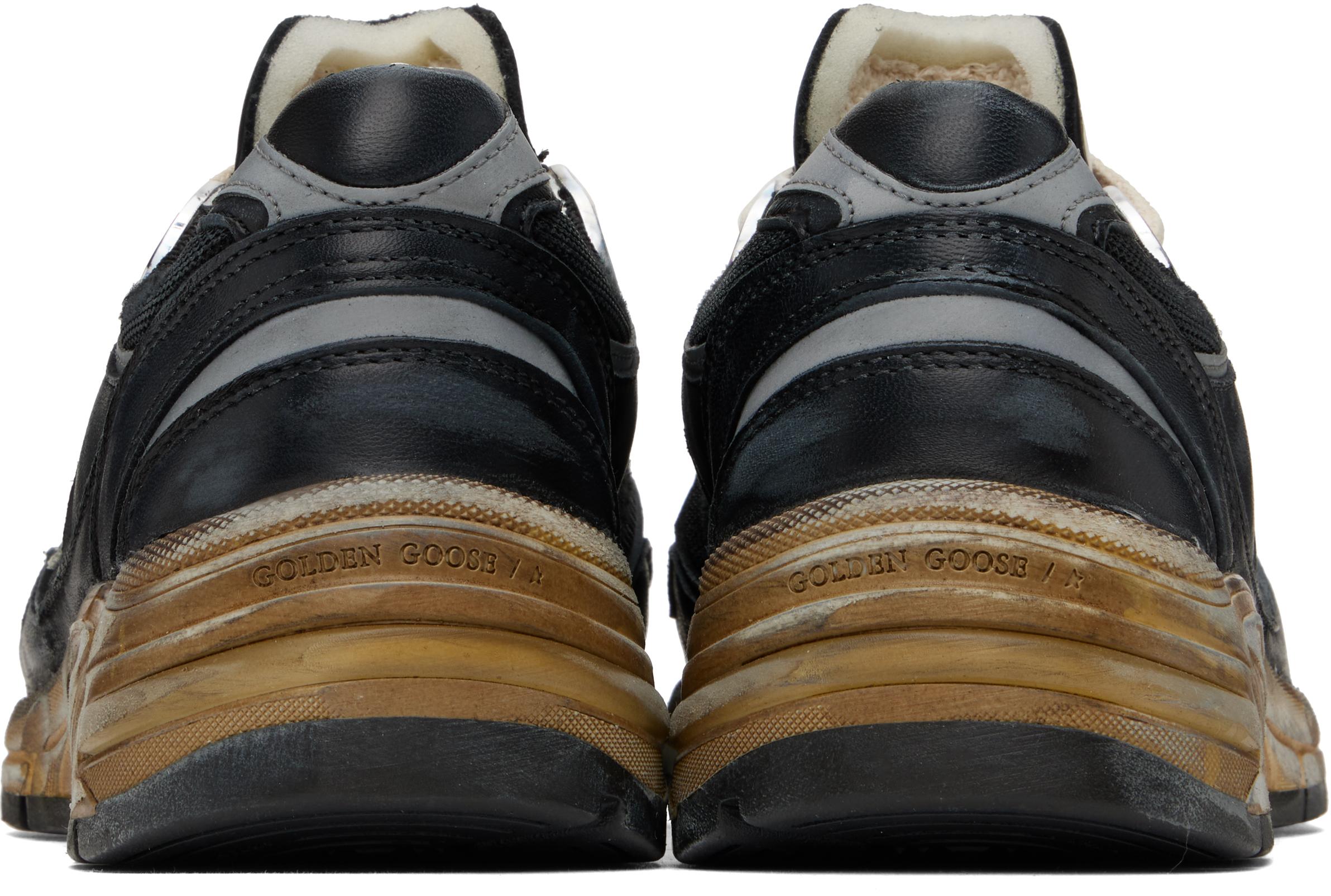 Baskets Golden Goose Dad-star Pointure 43 - Cuir Argenté Décontracté, Neuves Avec Boîte