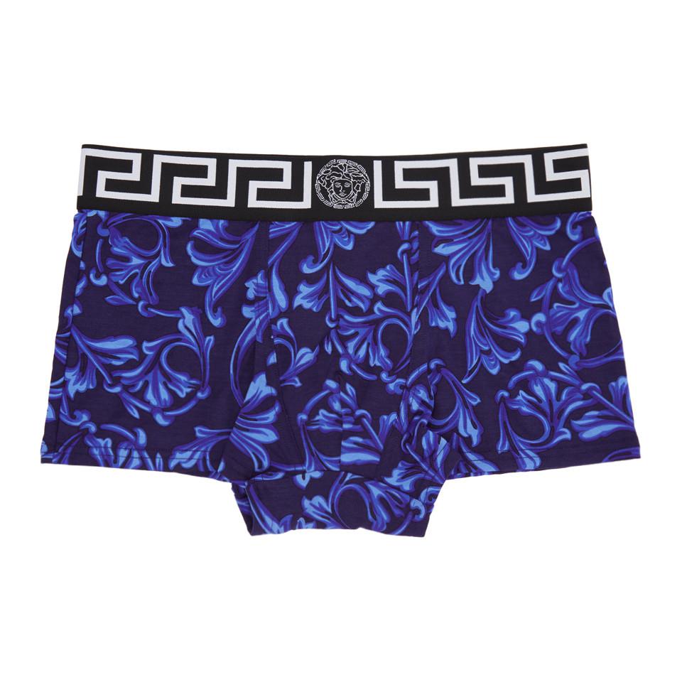 blue versace underwear