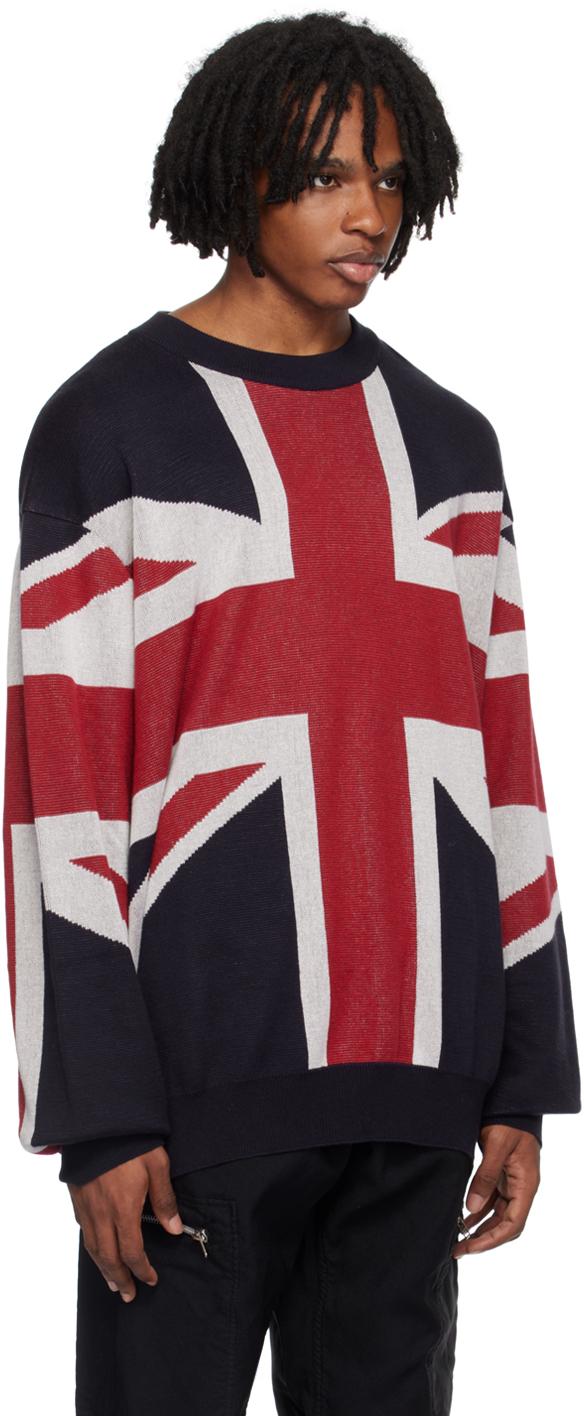 TAKAHIROMIYASHITA Union Jack Sweater in Red for Men