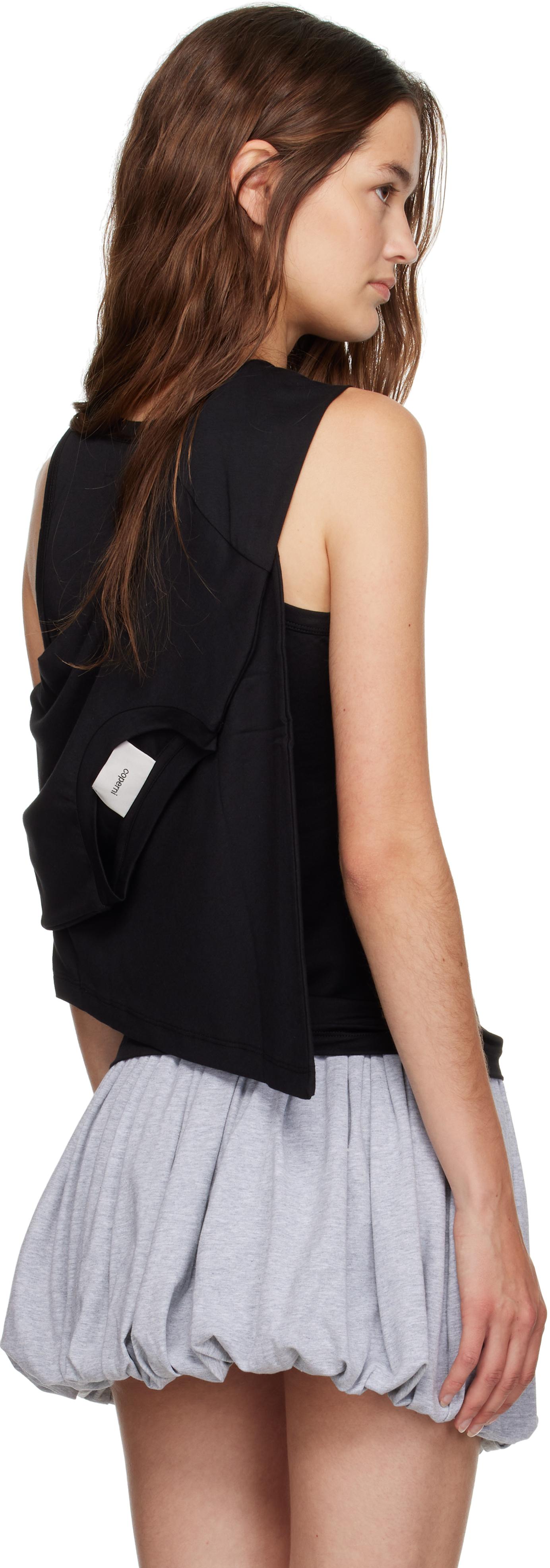 【関税込み】Coperni ブラック アシンメトリ トップス Coperni ウィメンズ トップス通販 - FARFETCH