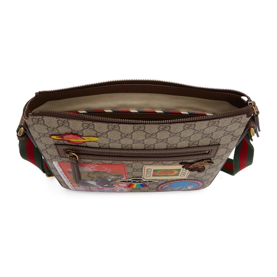 Gucci messenger shop bag patches