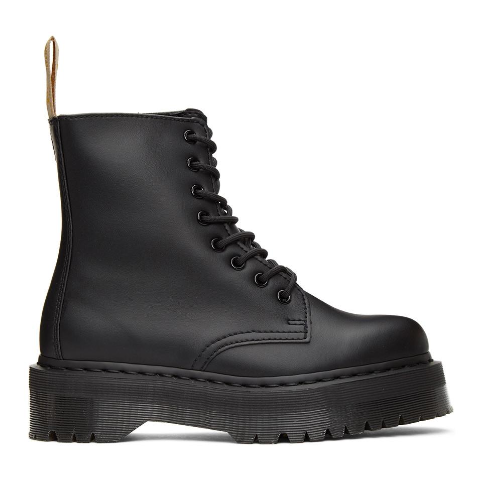 Dr. Martens Black Vegan Jadon 2 Mono Platform Boots for Men - Lyst