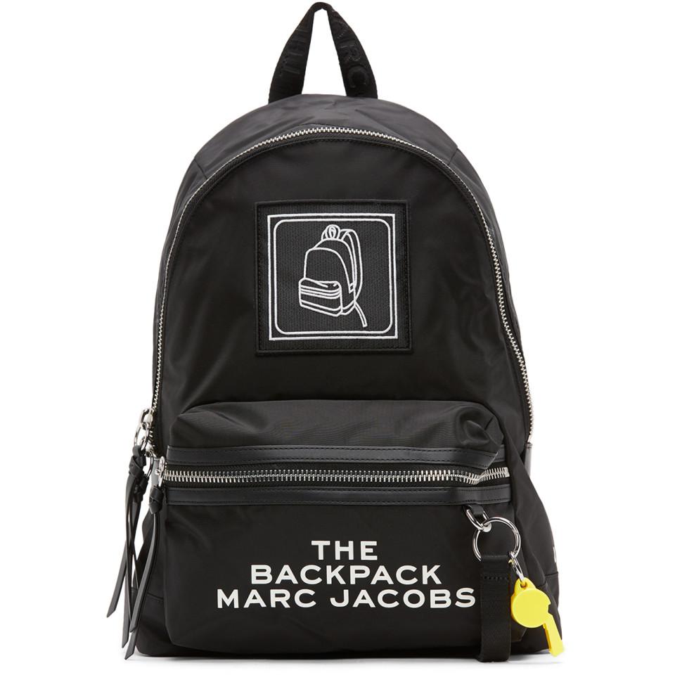 marc jacobs black backpack