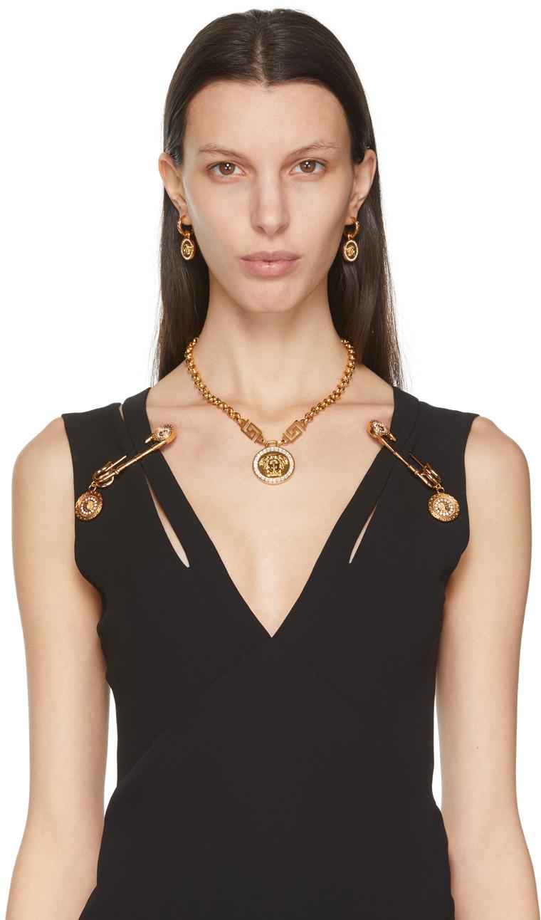 Versace Icon Medusa Necklace | Lyst
