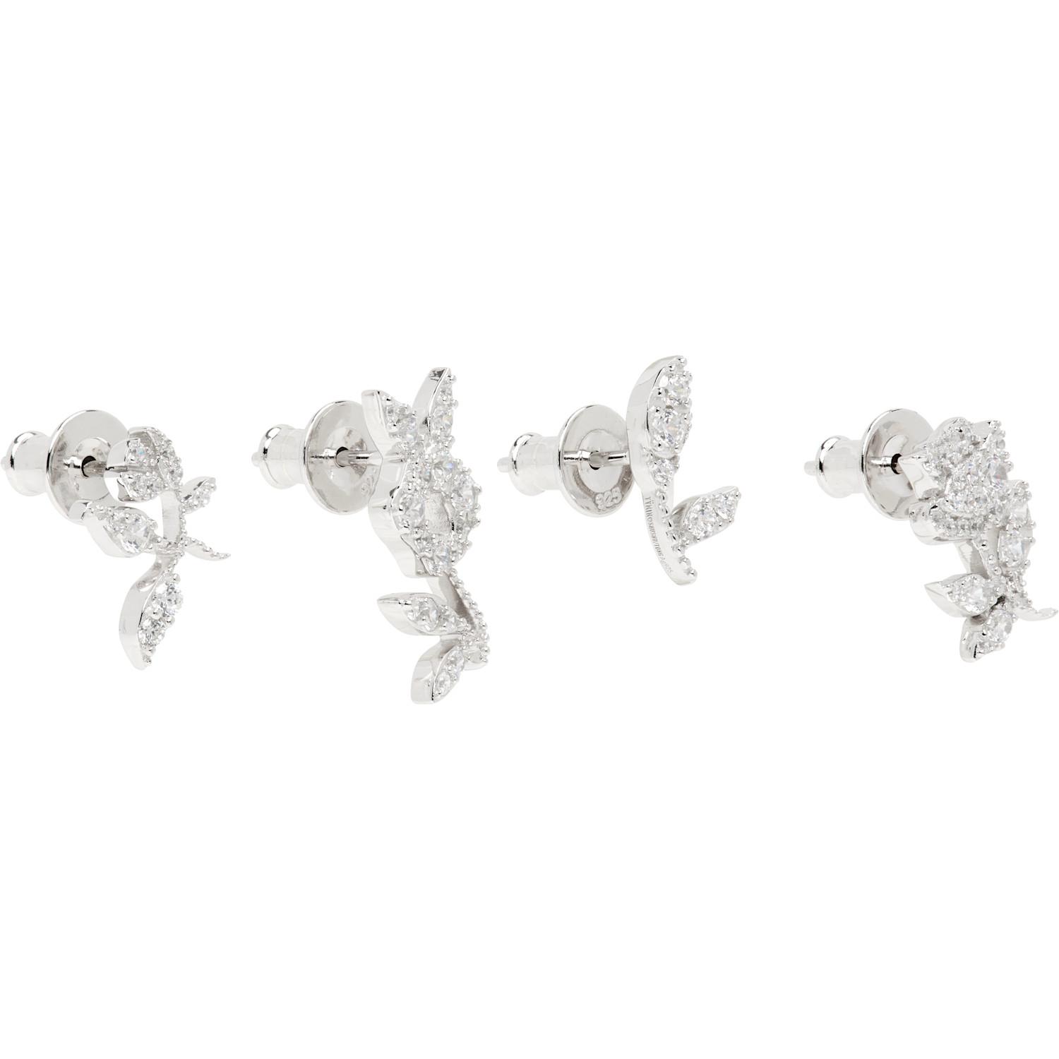 ShuShu/Tong Yvminエディション Zircon Floral Gemstone ピアスセット