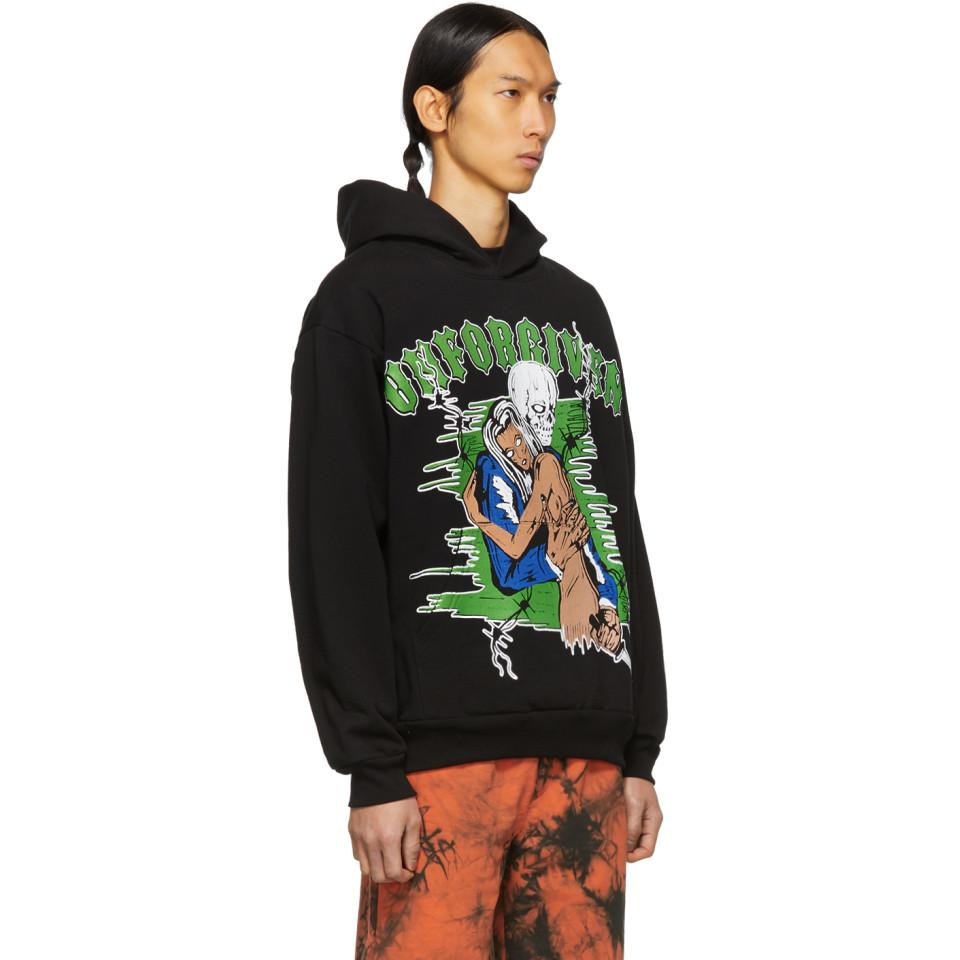 Warren Lotas Cotton Ssense Exclusive Black Unforgiven Hoodie for Men | Lyst