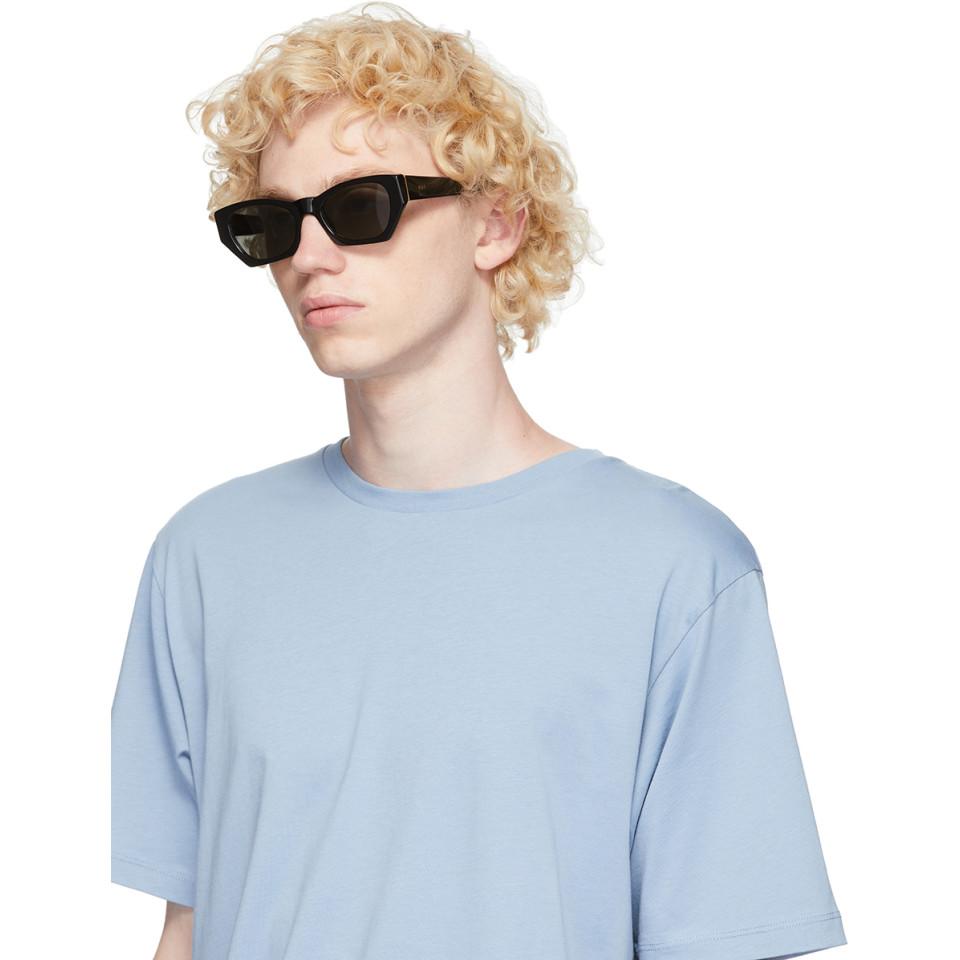 Amata Black Acetate Sunglasses - Editorialist