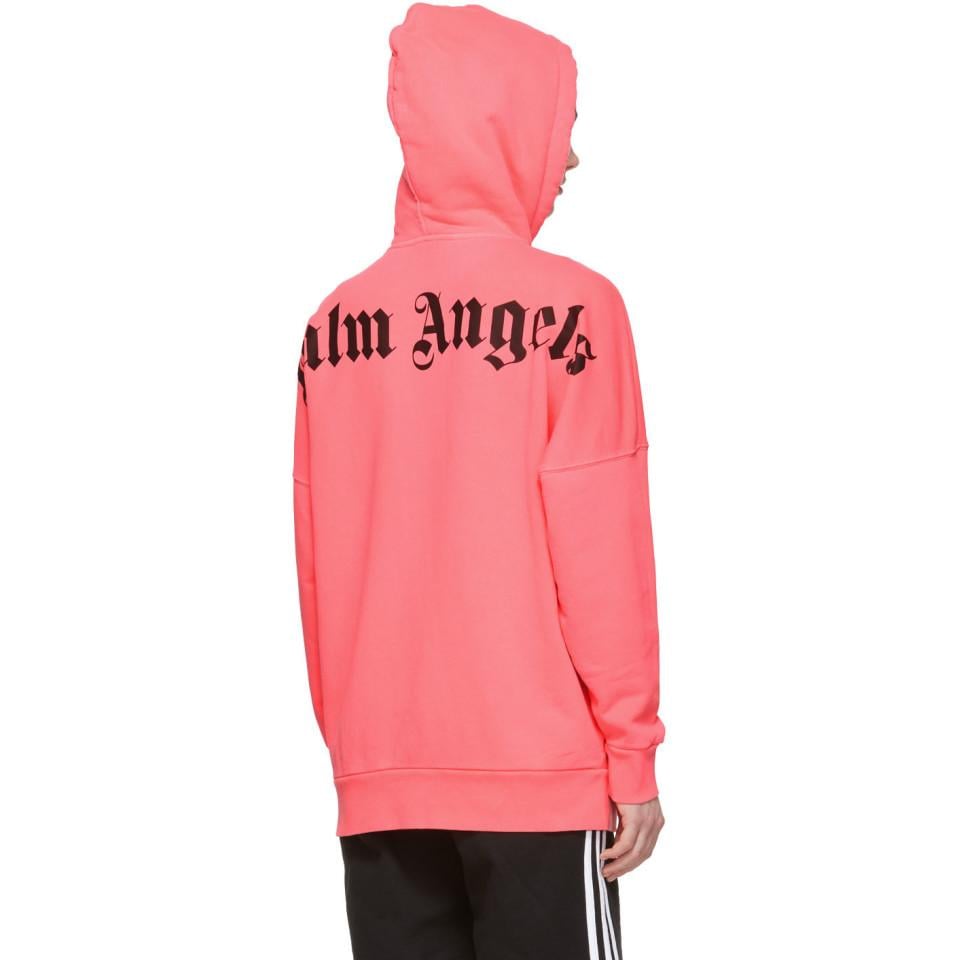 Palm Angels Pink Over Hoodie | Lyst