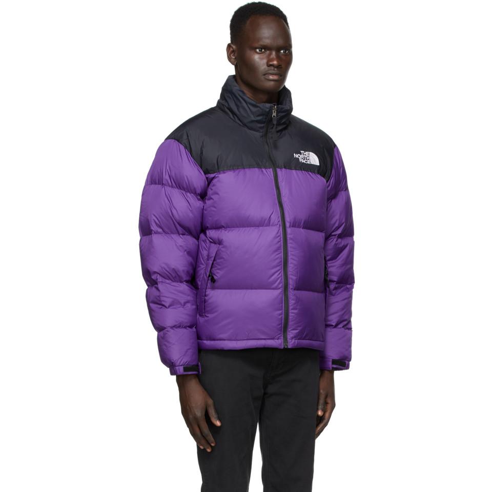 The North Face Purple And Black 1996 Retro Nuptse Jacket for Men | Lyst UK