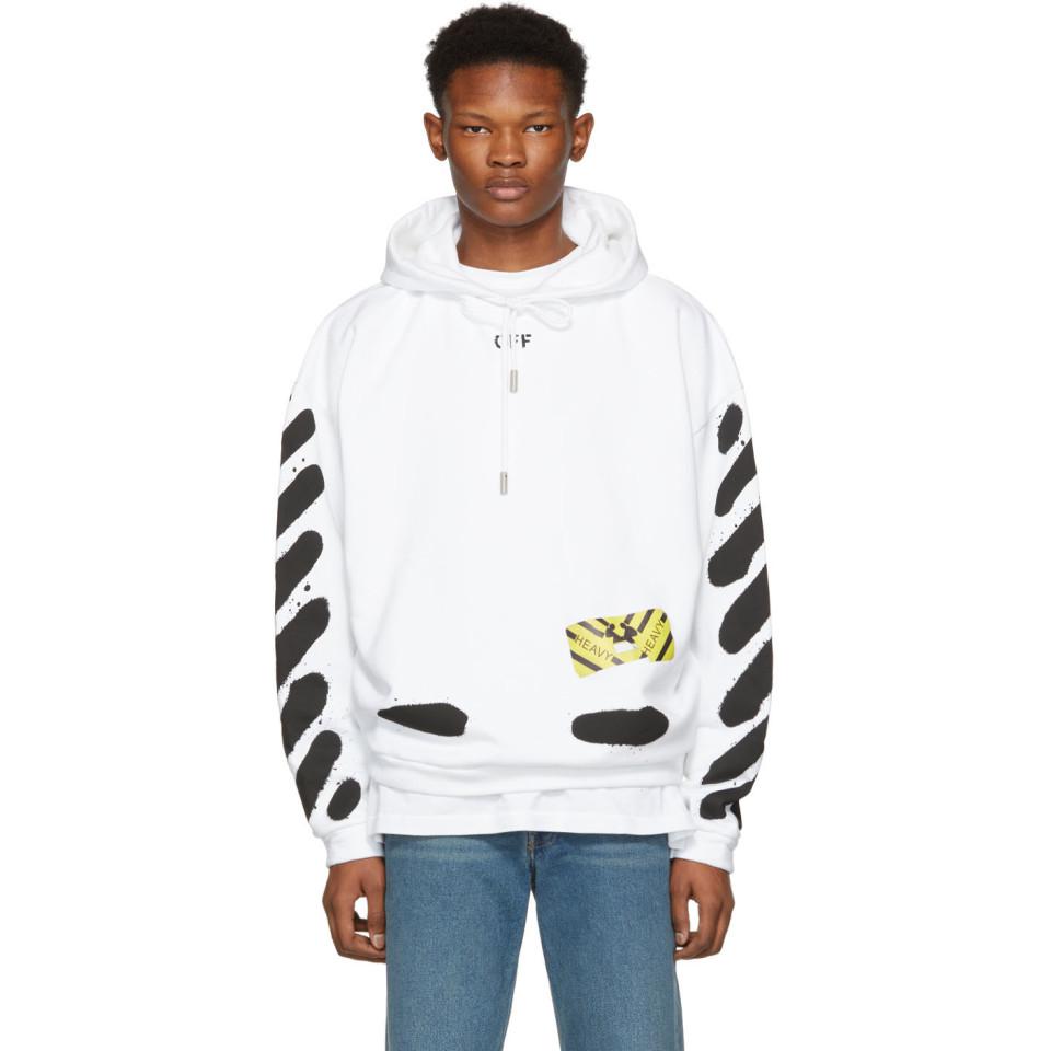 Off White Spray Paint Hoodie – kithorascreations