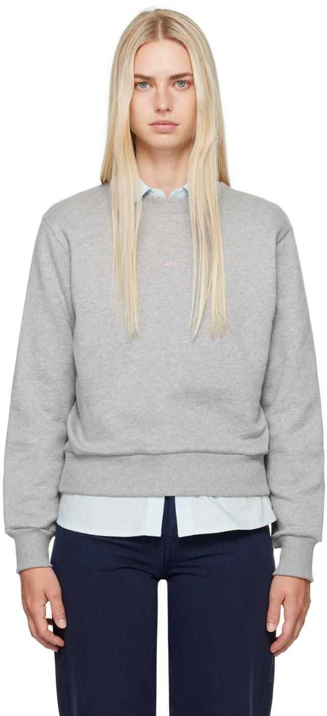 A.P.C. Printed Micro Logo ボクシー スウェット A.P.C. Printed Micro Logo ボクシー スウェット
