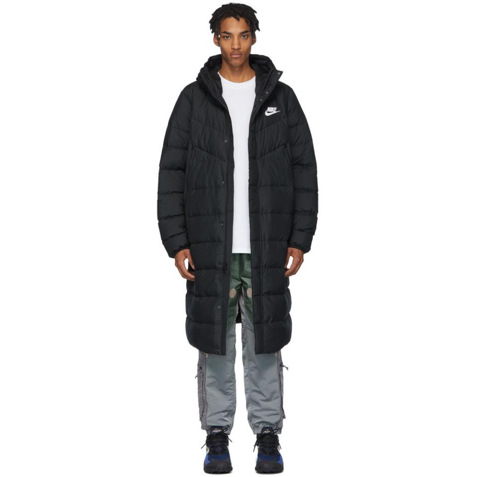 Nike Sportswear Windrunner Down Fill Hooded Puffer Parka in Black for Men |  Lyst Australia