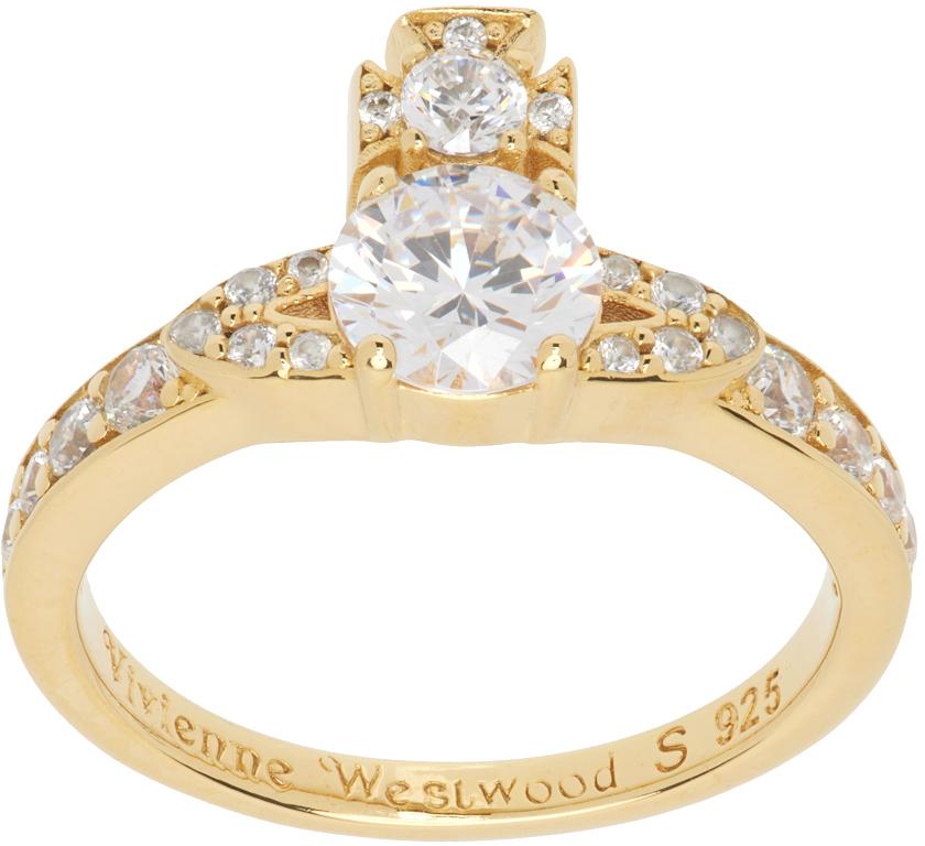 Vivienne Westwood Gold Ismene Ring in Metallic | Lyst