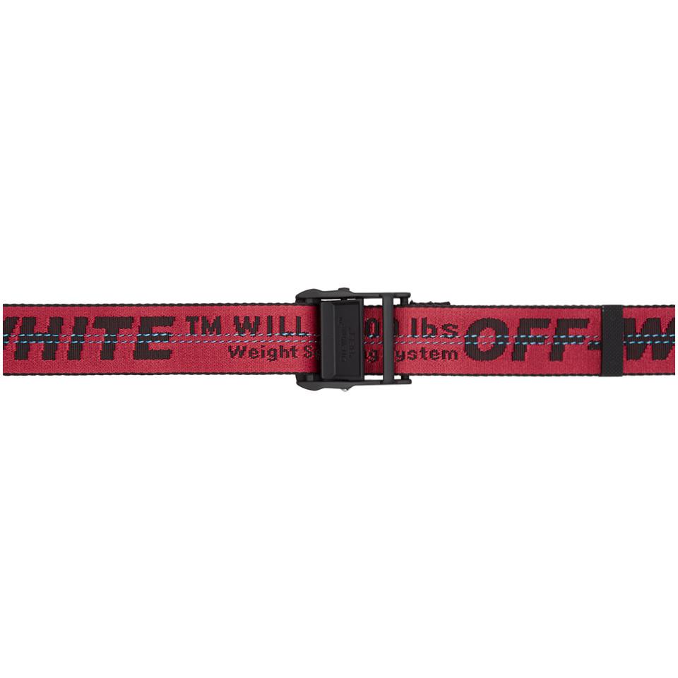 Off-White c/o Virgil Abloh Red Industrial Belt | Lyst