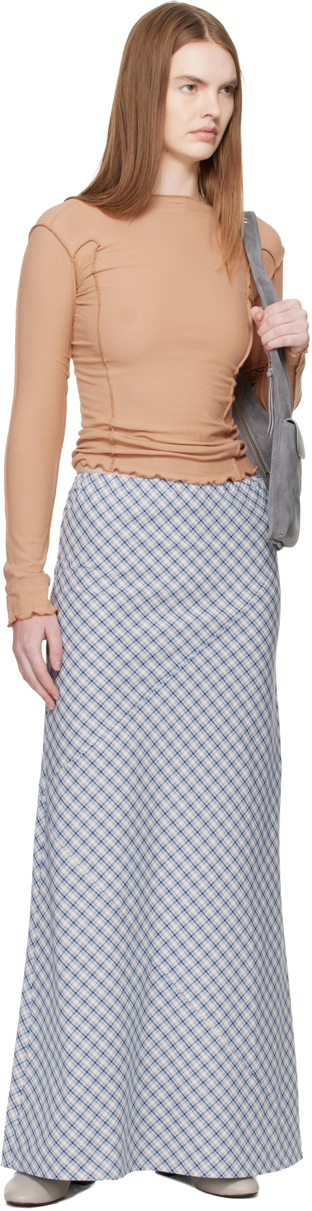 BASERANGE ブルー Larva マキシスカート LARVA SKIRT – COVERCHORD