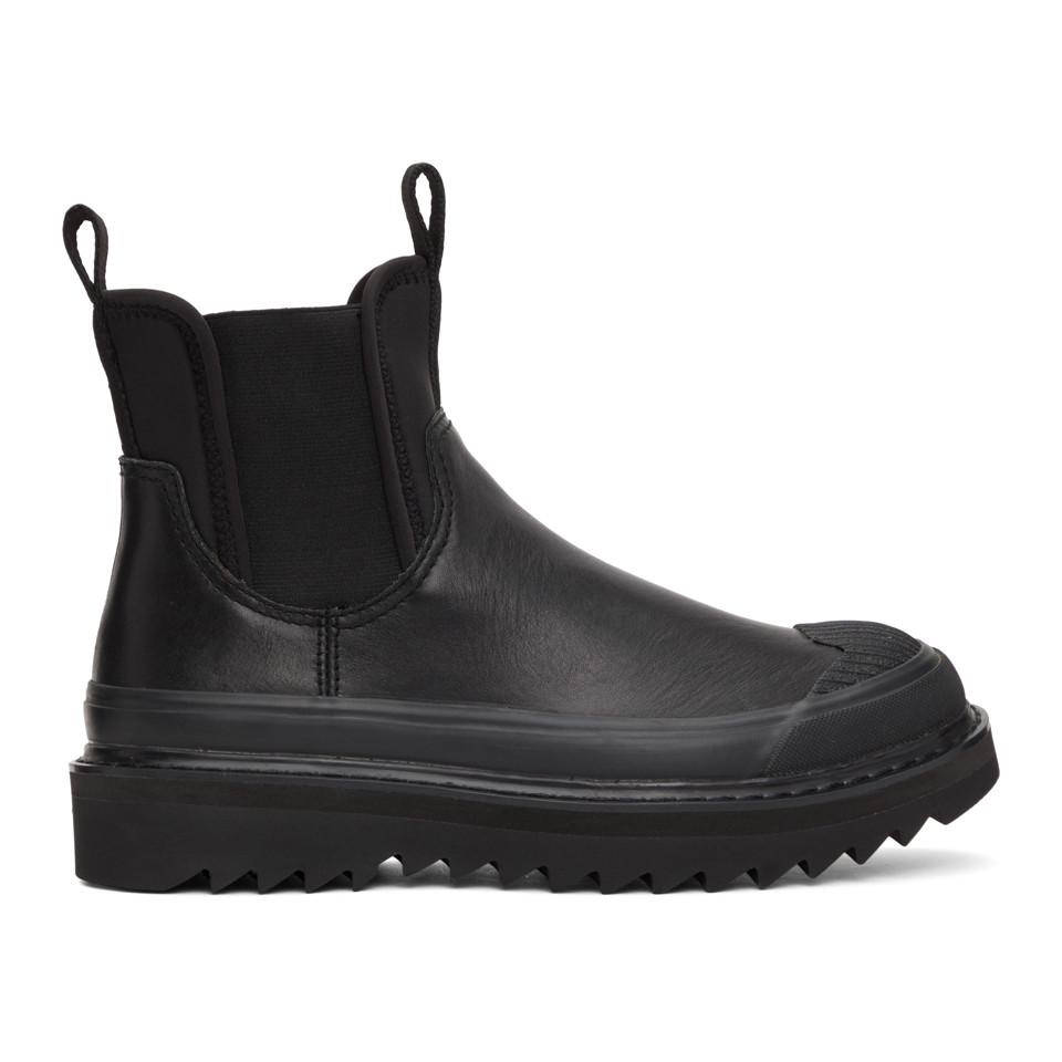 DIESEL Black H-shiroki Ch Chelsea Boots for Men | Lyst