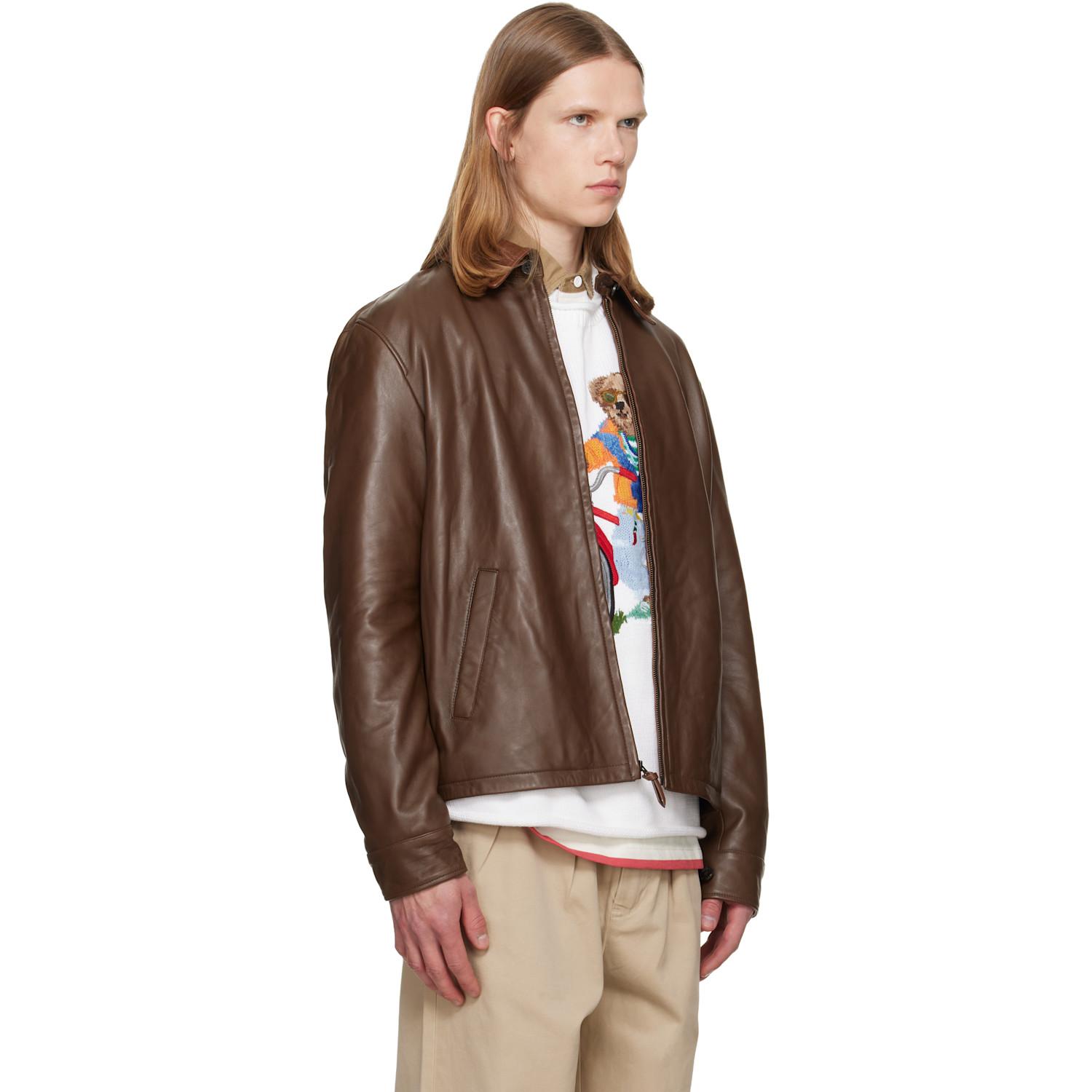 Polo Ralph Lauren Leather jackets for Men | Online Sale up to 30